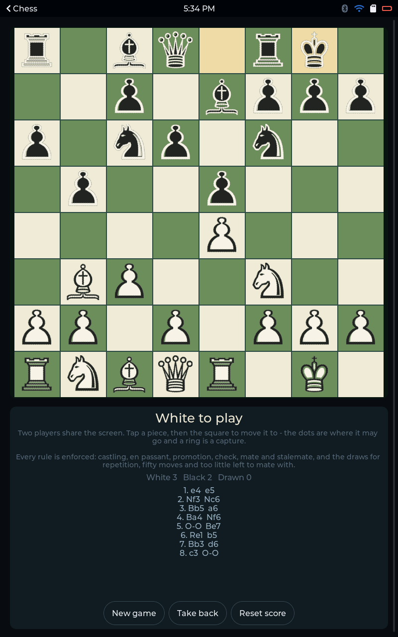 Chess screenshot