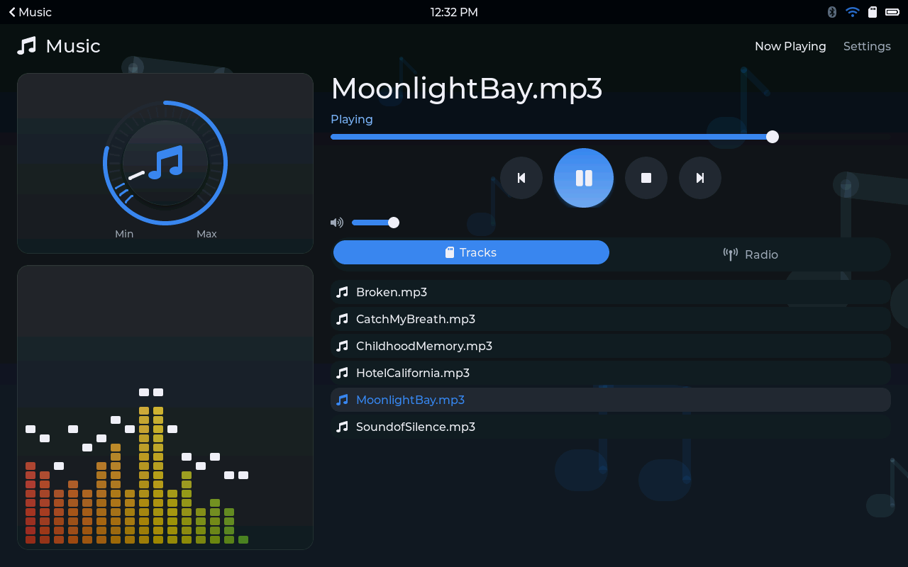 Music screenshot