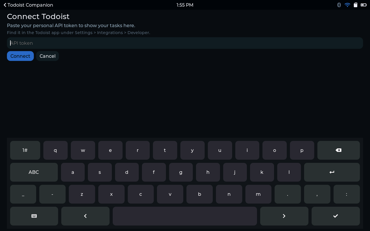 Todoist Companion screenshot