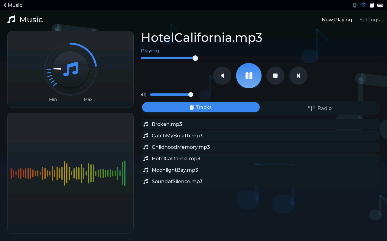 Music screenshot