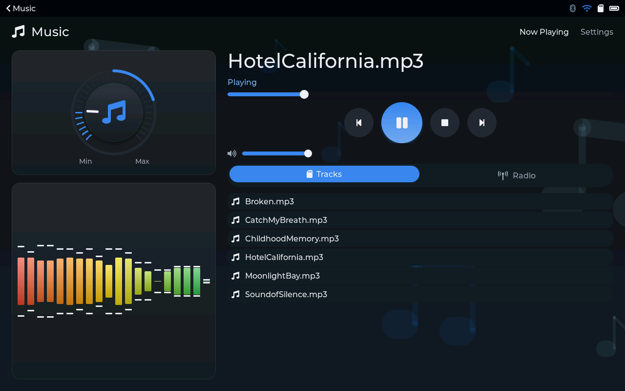 Music screenshot