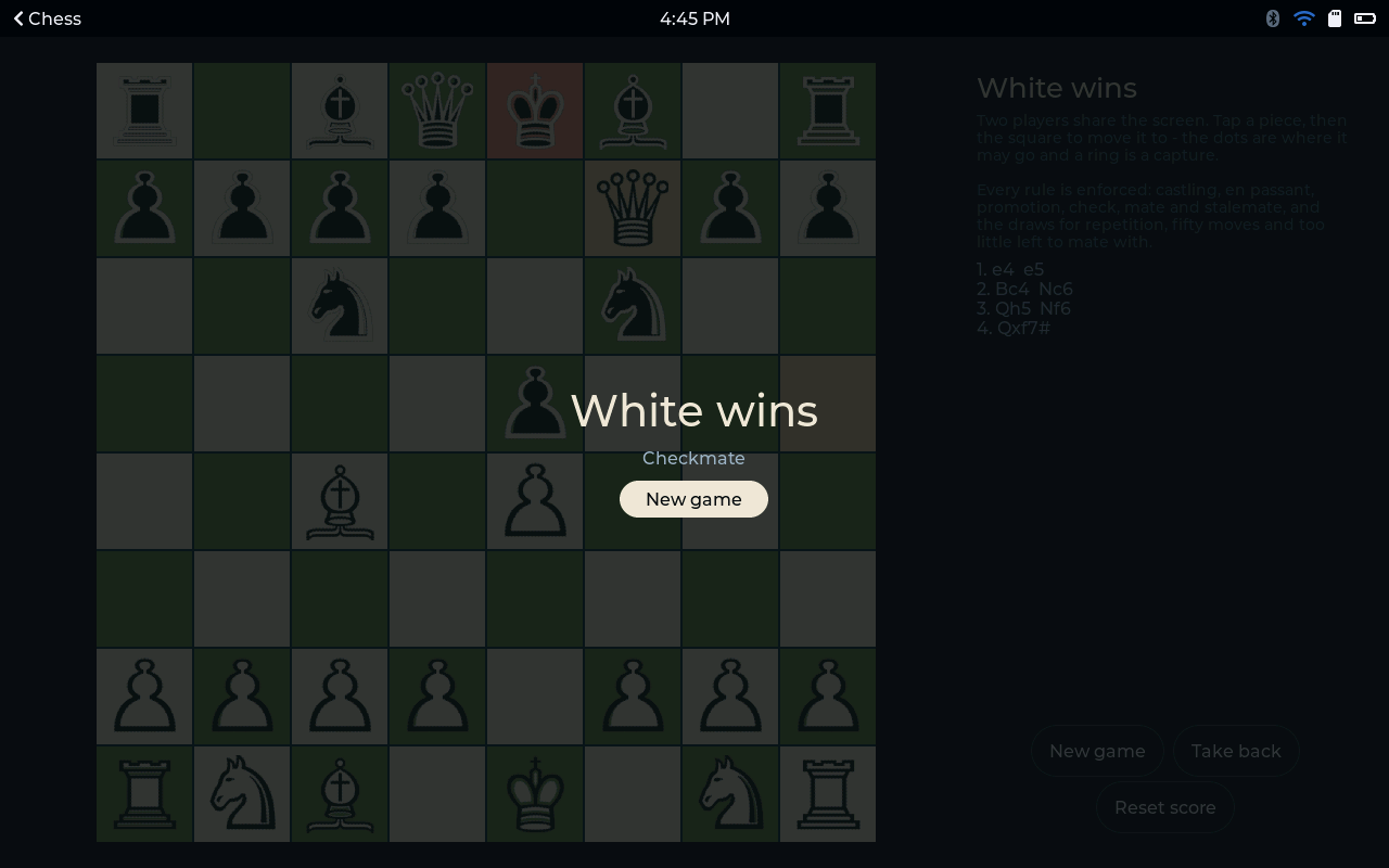 Chess screenshot