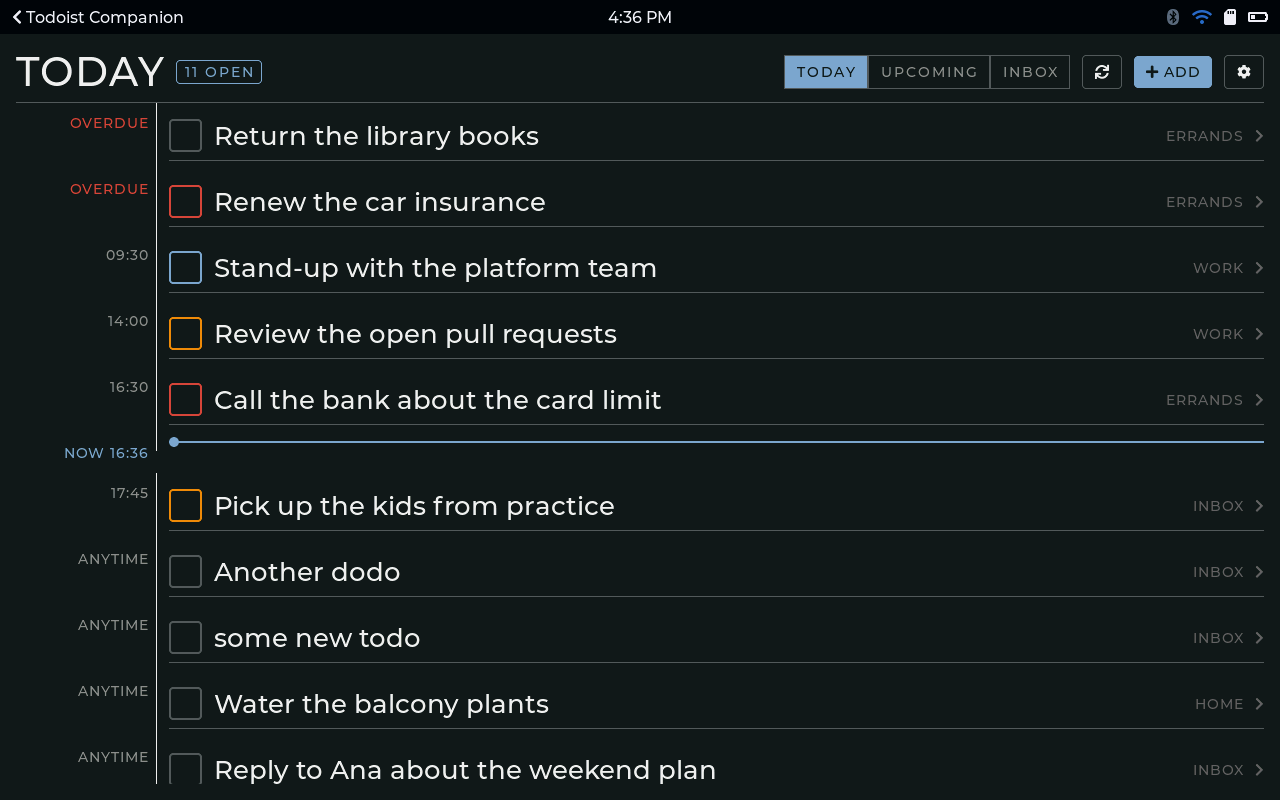 Todoist Companion screenshot